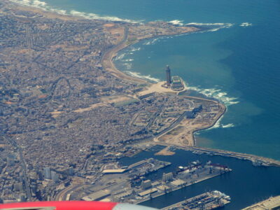 Casablanca Morocco from above