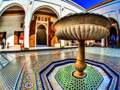 the Bahia Palace in Marrakech