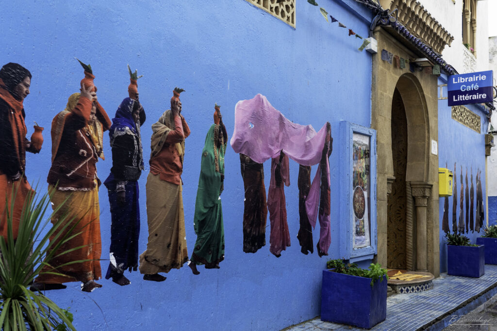 Librairie Cafe Kasbah of the Udayas with Reflections Rabat Morocco